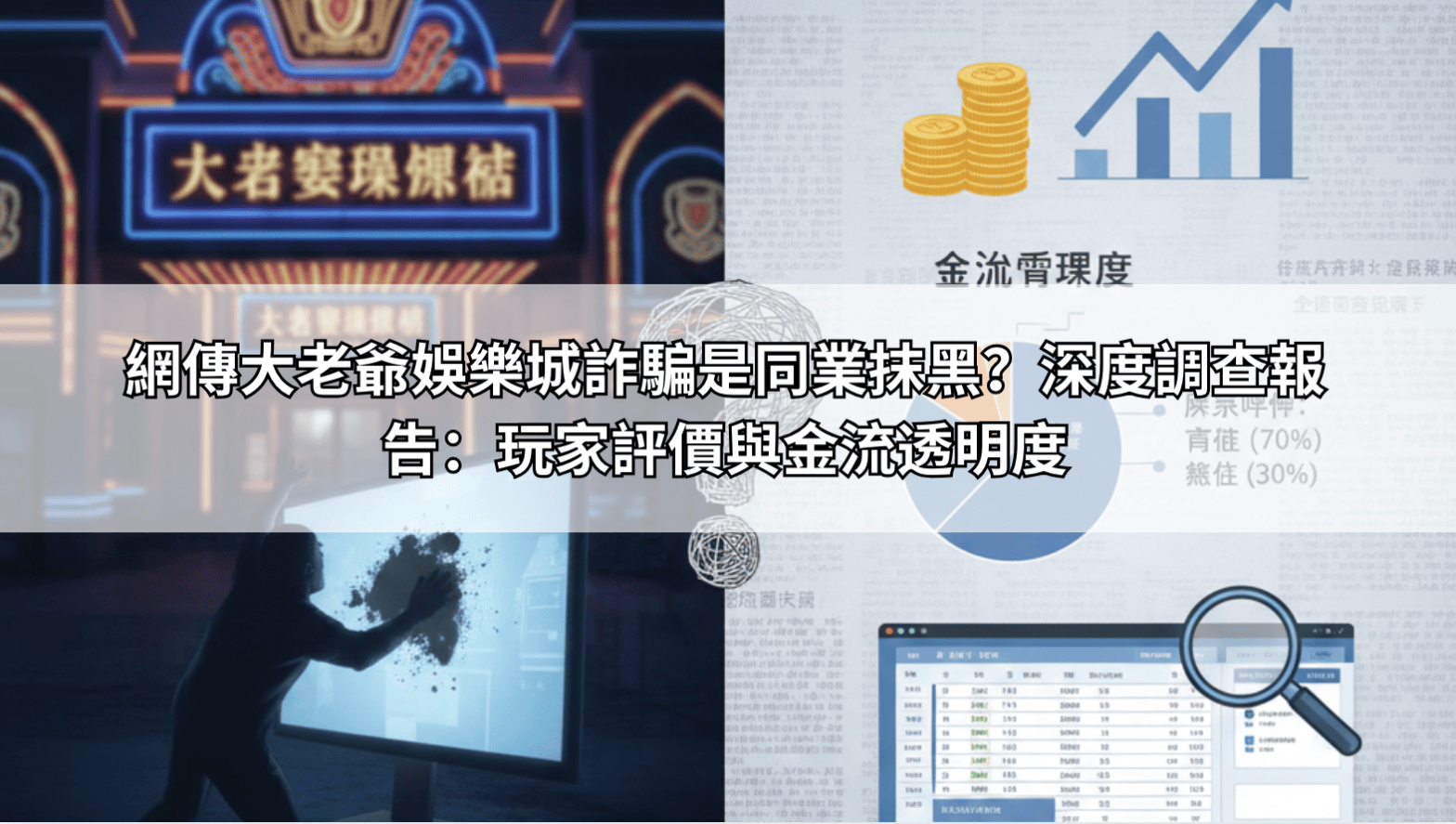 網傳大老爺娛樂城詐騙是同業抹黑？深度調查報告：玩家評價與金流透明度