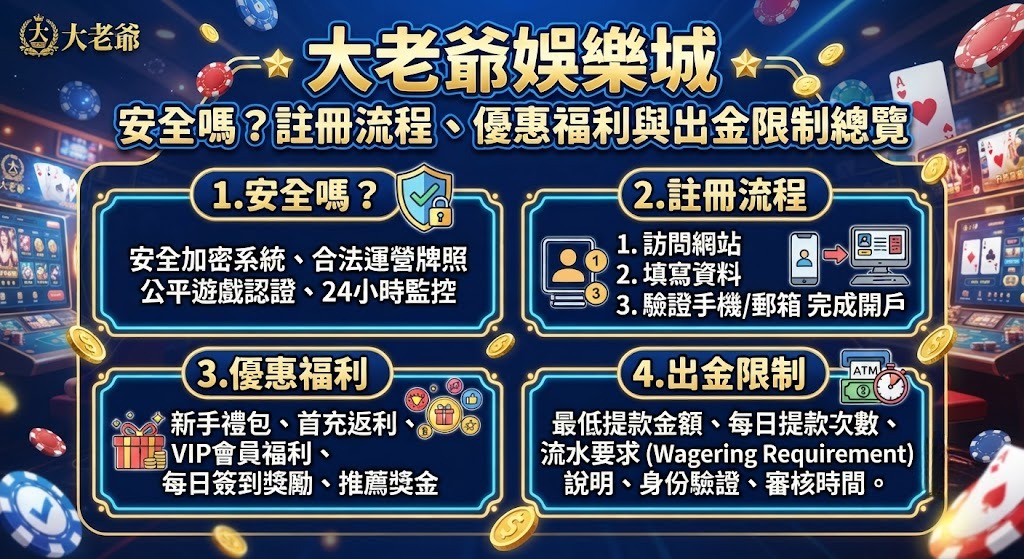即刻掌握大老爺娛樂城真實總覽，聰明遊玩更有保障